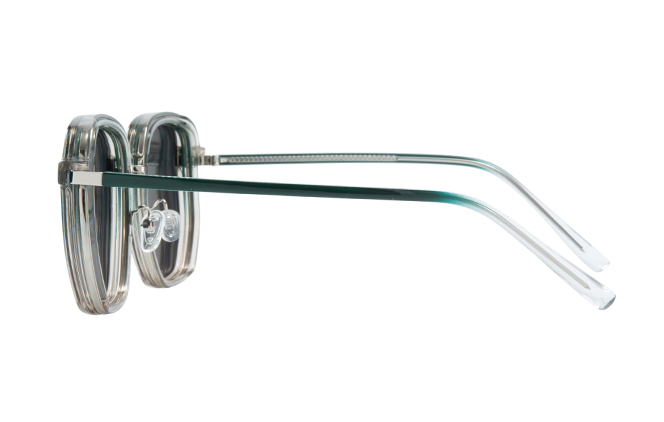 200787 Geometric Magnetic Clip on Eyeglasses