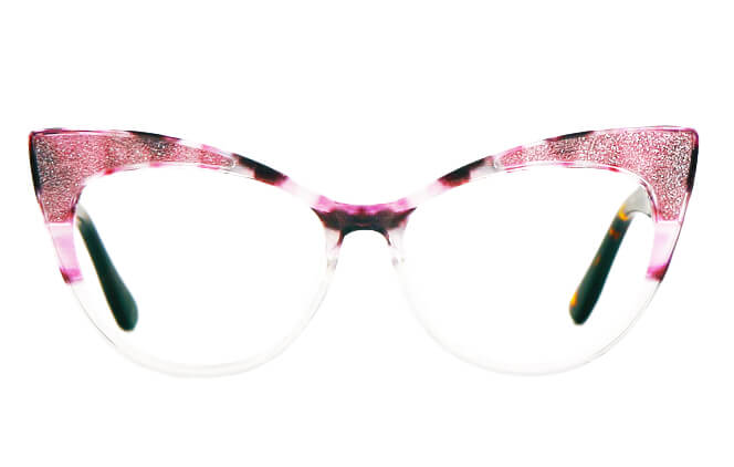 200803 Cateye Spring Hinge Eyeglasses