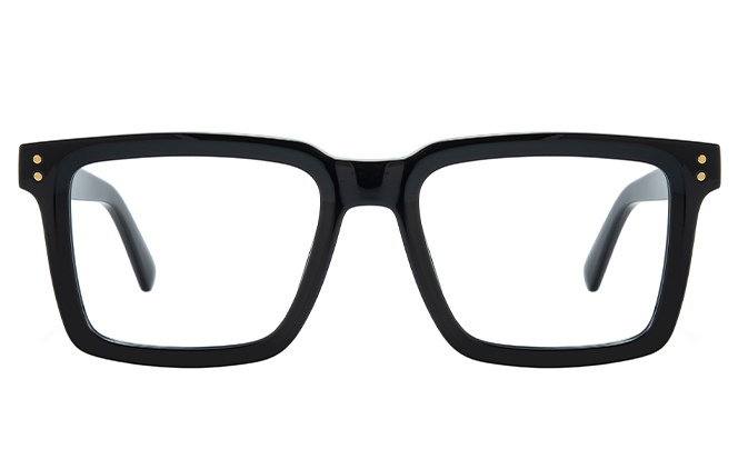 200808 Rectangle Spring Hinge   Eyeglasses