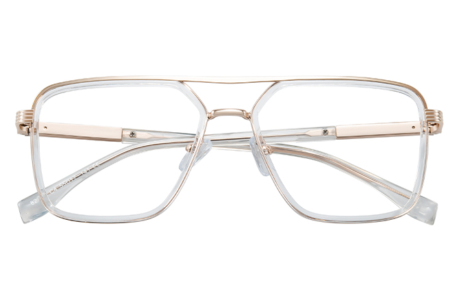 200809 Aviator Spring Hinge   Eyeglasses 