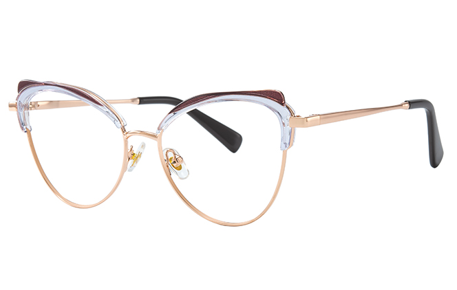 200814 Cateye Spring Hinge Eyeglasses