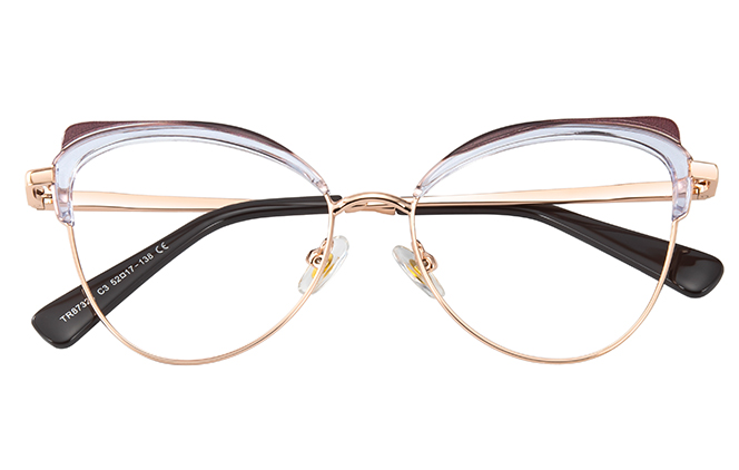 200814 Cateye Spring Hinge   Eyeglasses 