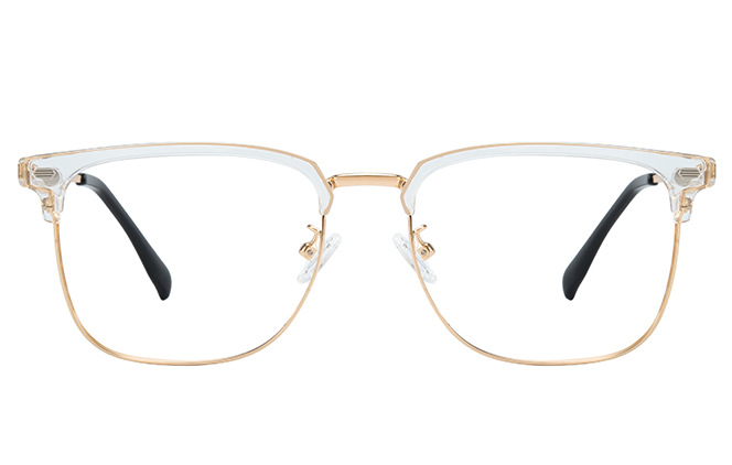 200829 Browline Magnetic Clip on Eyeglasses