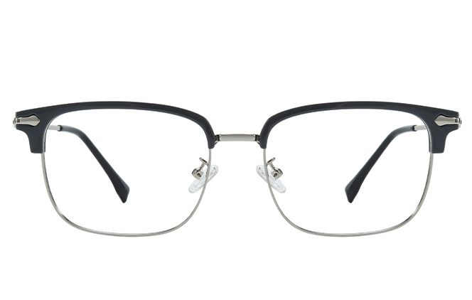 200832 Browline Magnetic Clip on Eyeglasses