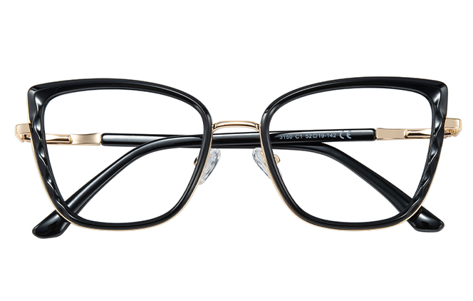 200839 Cateye Spring Hinge Eyeglasses 
