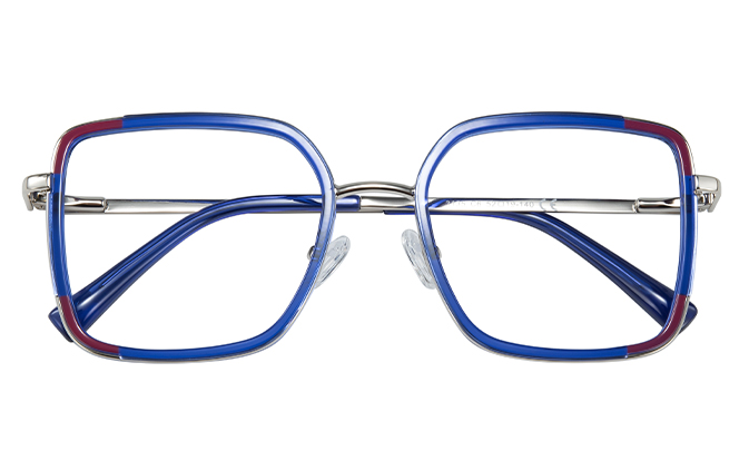 200840 Square Spring Hinge Eyeglasses 