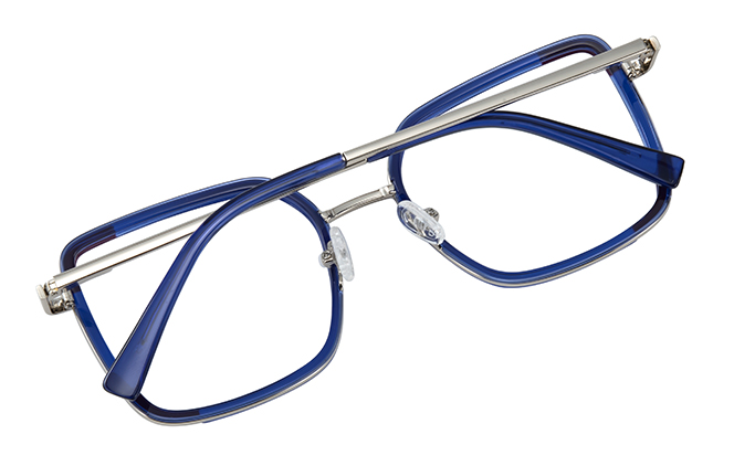 200840 Square Spring Hinge Eyeglasses 