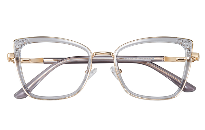 200841 Cateye Spring Hinge Eyeglasses 