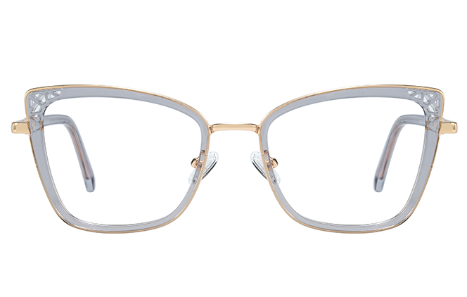 200841 Cateye Spring Hinge Eyeglasses 