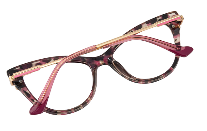 200844 Cateye Spring Hinge Eyeglasses 
