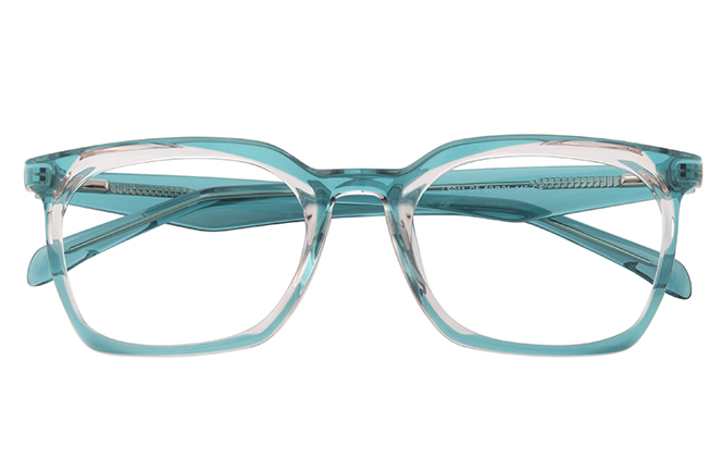 200848 Rectangle Spring Hinge Eyeglasses 