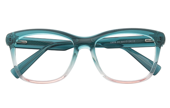 200849 Rectangle Spring Hinge Eyeglasses 