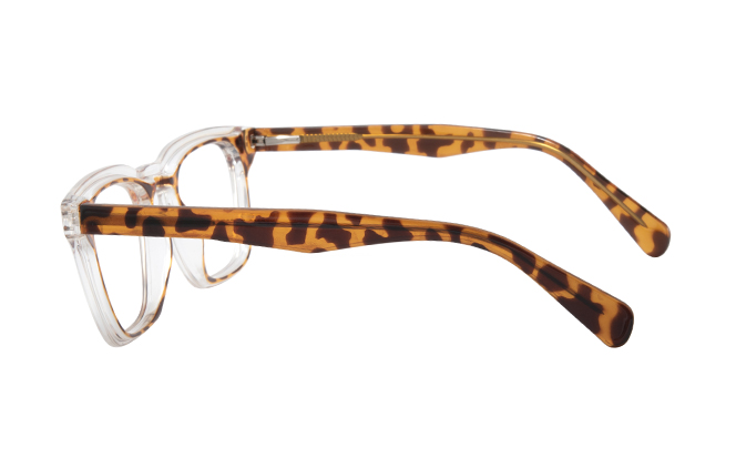200850 Rectangle Spring Hinge Eyeglasses 