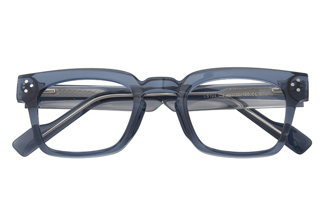 200854 Rectangle Spring Hinge Eyeglasses 