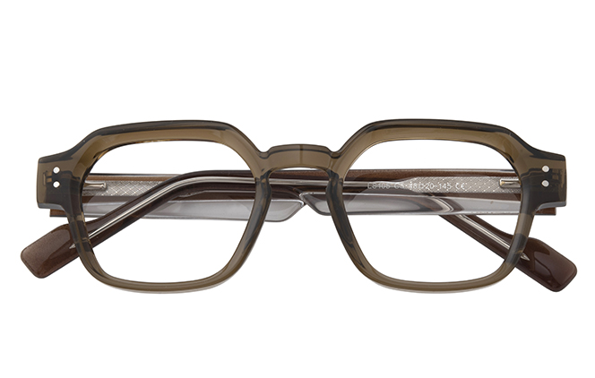 200855 Geometric Spring Hinge Eyeglasses 