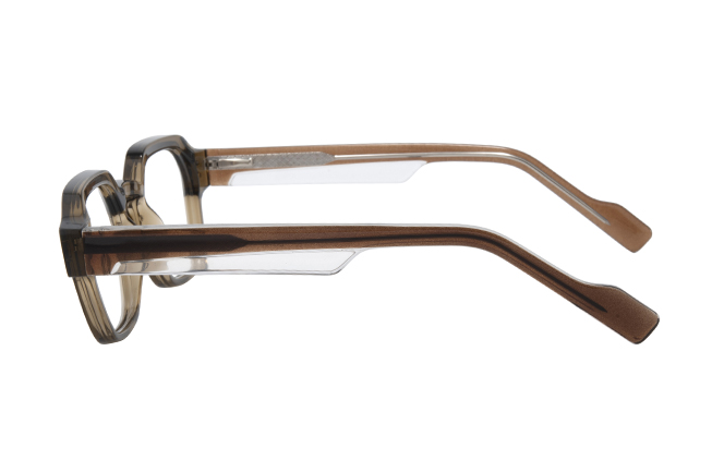 200855 Geometric Spring Hinge Eyeglasses 