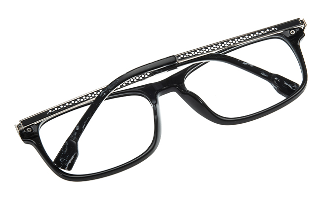 200857 Rectangle Spring Hinge Eyeglasses 