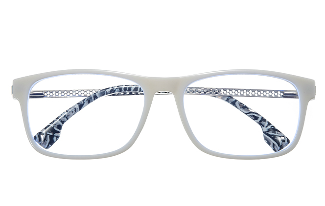 200857 Rectangle Spring Hinge Eyeglasses 