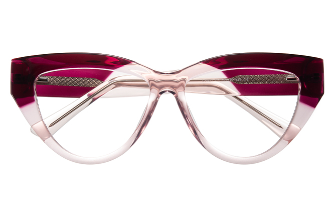 200862 Cateye Spring Hinge Eyeglasses 