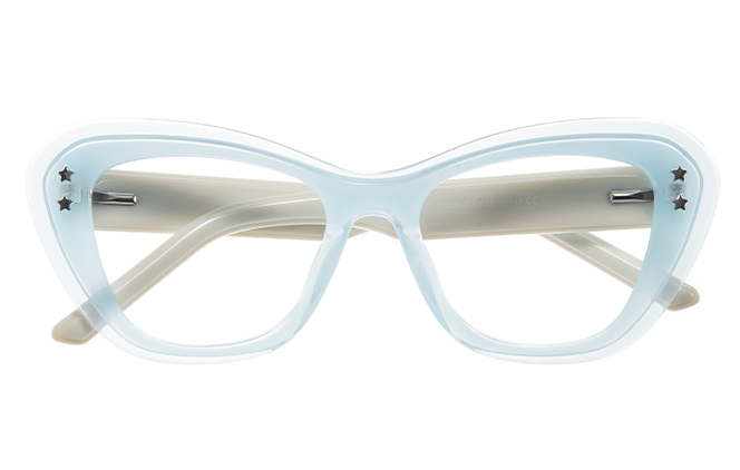 200864 Cateye Spring Hinge Eyeglasses 
