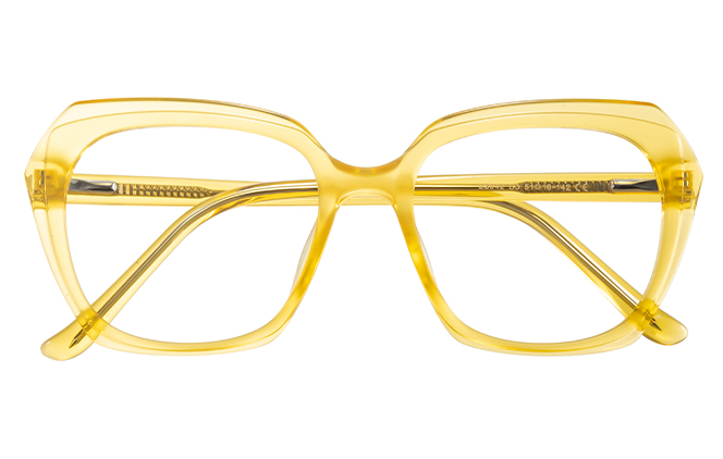 200868 Square Spring Hinge Eyeglasses 