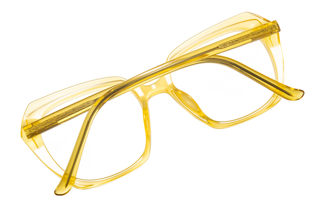 200868 Square Spring Hinge Eyeglasses 