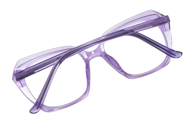 200868 Square Spring Hinge Eyeglasses 