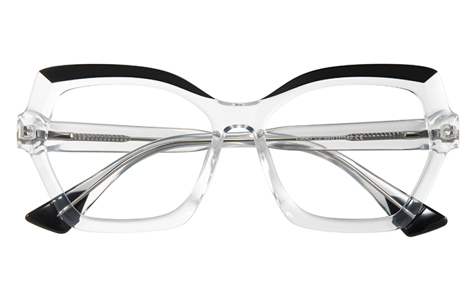 200869 Cateye Spring Hinge Eyeglasses 
