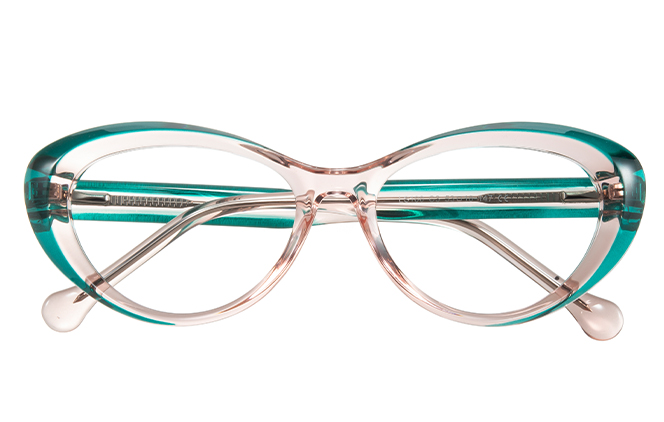 200872 Cateye Spring Hinge Eyeglasses 