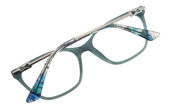200875 Rectangle Spring Hinge Eyeglasses 