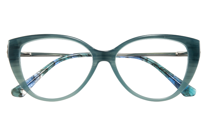 200876 Cateye Spring Hinge Eyeglasses 