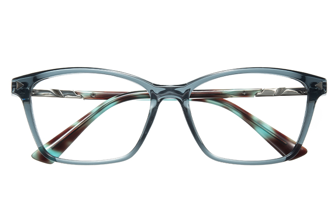 200880 Rectangle Spring Hinge Eyeglasses 