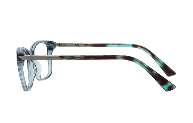 200880 Rectangle Spring Hinge Eyeglasses 