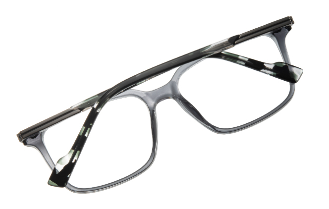 200881 Rectangle Spring Hinge Eyeglasses 