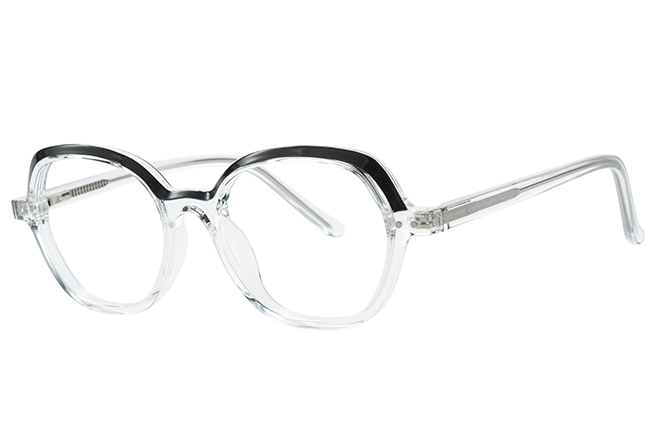 200897 Geometric Spring Hinge Eyeglasses