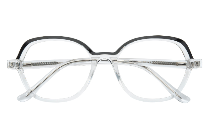 200897 Geometric Spring Hinge Eyeglasses