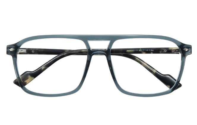 200900 Aviator Spring Hinge Eyeglasses