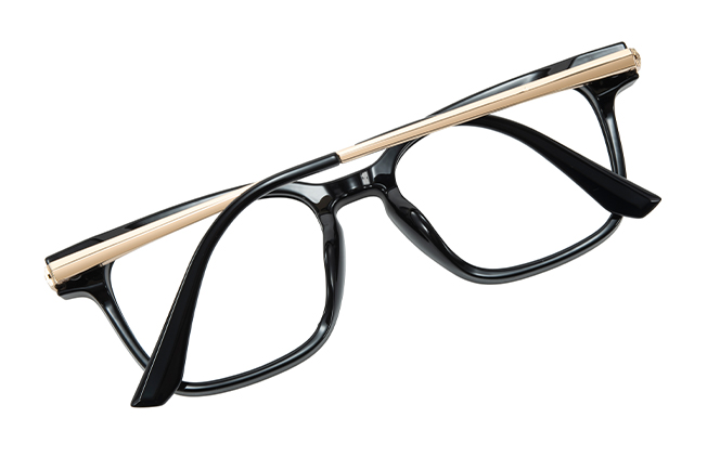200901 Square Spring Hinge Eyeglasses