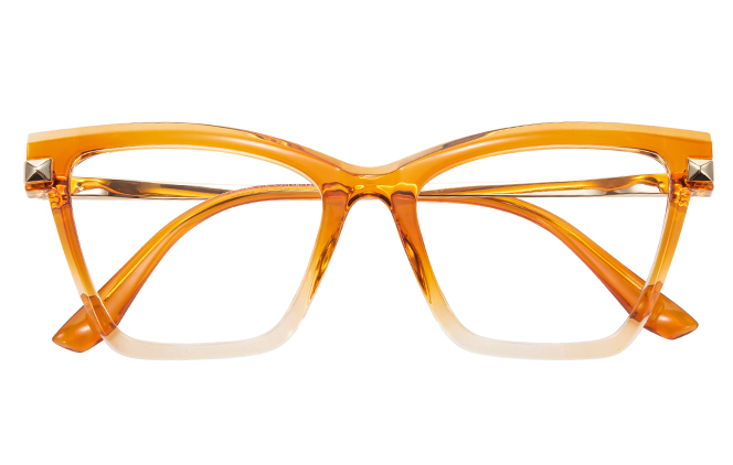 200902 Cateye Spring Hinge Eyeglasses