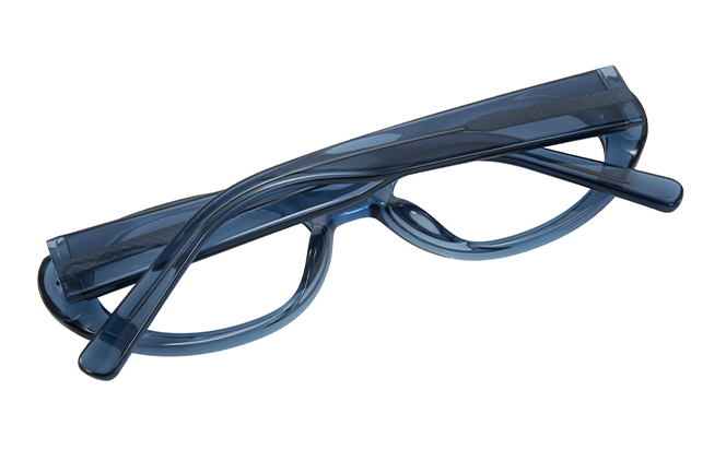 200908 Oval Spring Hinge Eyeglasses