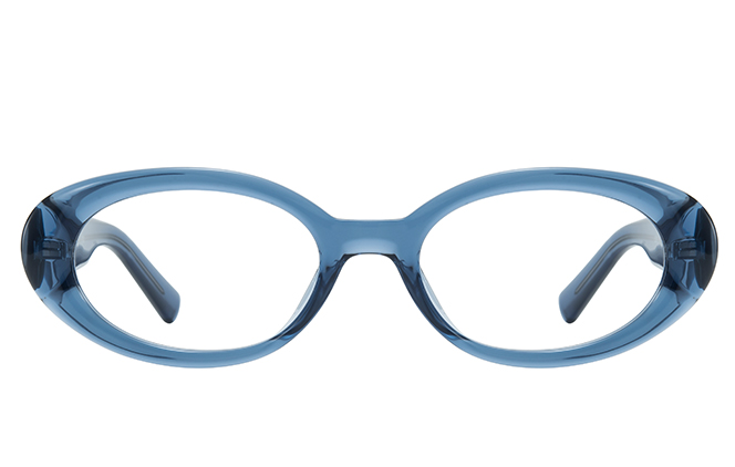 200908 Oval Spring Hinge Eyeglasses
