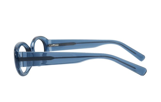 200908 Oval Spring Hinge Eyeglasses