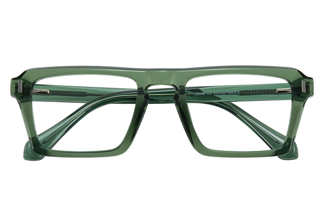 200909 Rectangle Spring Hinge Eyeglasses