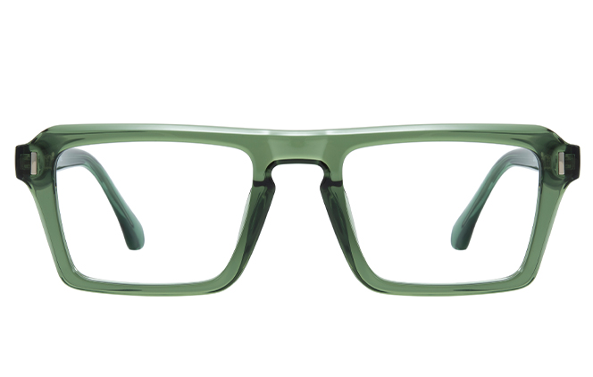 200909 Rectangle Spring Hinge Eyeglasses