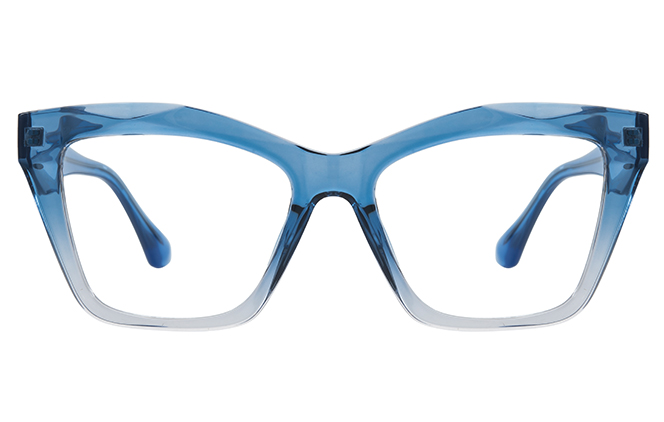 200910 Cateye Spring Hinge Eyeglasses 