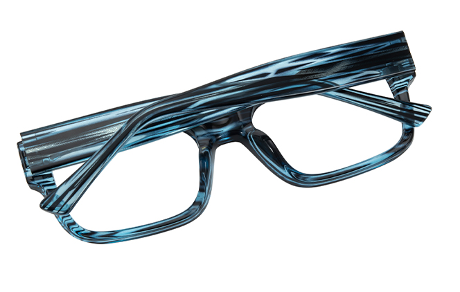 200913 Rectangle Spring Hinge Eyeglasses