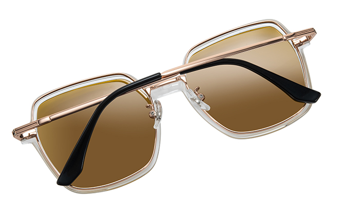 200919 Geometric Magnetic Clip On Eyeglasses