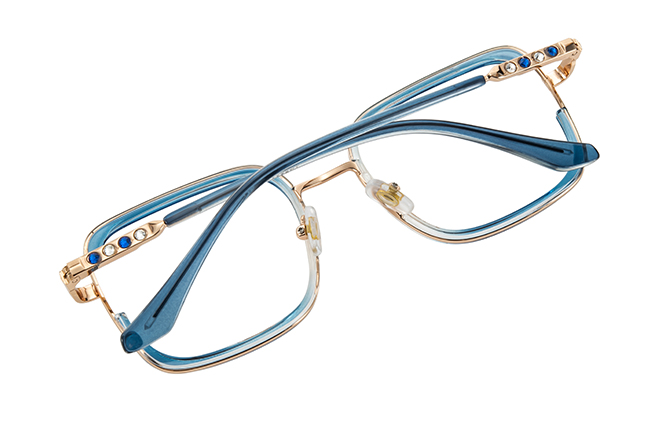 200928 Square Spring Hinge Eyeglasses