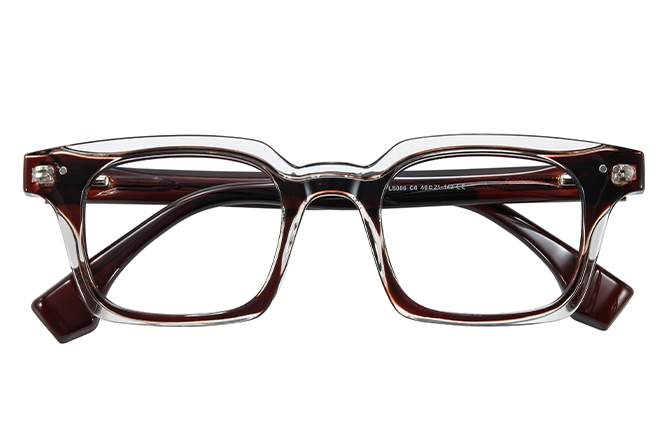 200939 Square Spring Hinge Eyeglasses