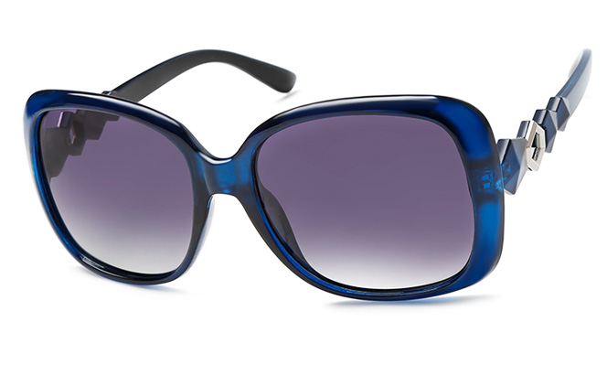 

400154 Square Sunglasses, Blue